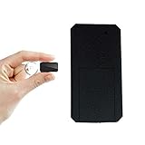 Winnes Mini GPS Tracker, Magnet Micro GPS Ortung Anti Theft Echtzeit GPS Locator für Handtasche Brieftasche Taschen Schulranzen Wichtige Dokumente Verloren Finder Tracker TK901 Schw