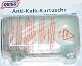 eine (1 Stück) quigg Anti - Kalk - Kartusche / - Patrone Ersatz-Antikalk-Kartusche für die QUIGG Dampfbügelstationen DBS 2200, 2400, 3000, 5000 und CONDEL DBS700 (paßt NICHT bei QUIGG DBS 700 !)