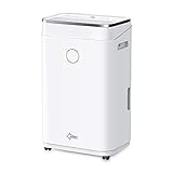 SUNTEC Luftentfeuchter Dryfix 20 Design – für Räume bis 150 M³ (63 m2) | Raumentfeuchter mit 20 l/Tag Entfeuchtung | Entfeuchter elektrisch inkl Luftreiniger Funktion + mobile Wäschetrocknung