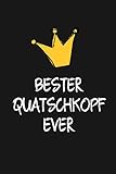 Bester Quatschkopf: DIN A5 • 120 Seiten Punkteraster • Kalender • Notizbuch • Notizblock • Block • Terminkalender • Abschied • Geburtstag • Ruhestand • Abschiedsgeschenk • Arbeitskolleg