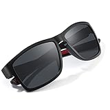 FUMKEN Herren Traveller Polarisierte Sonnenbrille UV-Schutz Sonnenbrille für Damen und Herren mit Premium Leichtgewicht Frame zum Fahren Angeln G