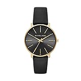 Michael Kors Damenuhr PYPER, 38 mm Gehäusegröße, Dreizeigerwerk, PVC-Armb
