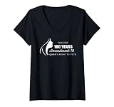 Damen 1920 bis 2020 - 100 Years - Damen-Recht auf die 100 Jahre T-Shirt mit V