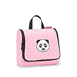 Reisenthel toiletbag Kids Panda Dots Pink Kinder Kulturbeutel für Jungen und Mädchen aus wasserabweisendem Polyestergewebe mit 3 Liter Volumen - Maße (B x H x T in cm): 23 x 20 x 10