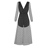 Briskorry Partykleid Damen Sexy Perspektive Mesh Cocktailkleid Elegante Schwarz Bodycon Kleid Abend Party Cocktail Pailletten Minikleid Pullover Kleid Mode Ballk