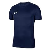 Nike Unisex Kinder Dri-fit Park 7 T-Shirt, Midnight Navy/White, S