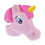 TOYANDONA Einhorn Roller Zubehör PVC Einhorn Kopf Spielzeug Pferd Spielzeug Micro Mini T- Bar Tretroller Bike Dekoration für Kleinkinder Kinder Mädchen R