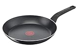 Tefal B55506 Easy Cook & Clean Bratpfanne 28 cm | Antihaftversiegelung | Thermo-Signal | stabiler Boden | einfache Reinigung | tiefe Form | Schw