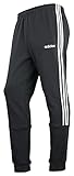 adidas Men's 3-Stripe Fleece Pant Jogger, Carbon/W