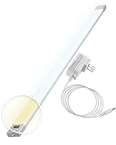 2er Pack - 30cm LED, 2800-6000K Unterbauleuchte Indirekte Beleuchtung Küche LED Leiste Küche Farbtemperatur einstellbar, 60 cm LED mit Bewegungssensorschalter – 230V – LED L