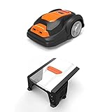YardForce SA500ECO Mähroboter - Selbstfahrender Rasenmäher Roboter mit Begrenzungsdraht & Diebstahlschutz - Akku Rasenroboter für bis zu 500 m² Rasen & 50% Steigung mit schwarz Garag