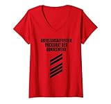 Damen Oberstabsgefreiter Rückgrat der Bundeswehr OSG Soldat T-Shirt mit V