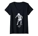 Damen MARADONA, DER BESTE SPIELER DES JAHRHUNDERTS T-Shirt mit V