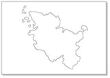 Schleswig-Holstein - Kiel - Landkarte Deutschland Klassischer Kühlschrankmag