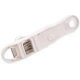 KitchenCraft Krisk Bohnen-Schneider, geriffelter Kunststoffgriff mit Edelstahlklinge, 12 cm x 3