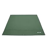 OUTAD Camping Zelt Tarp Outdoor Plane Wasserdichte Picknickdecke mit Tragetasche, Sonnenschutz für Garten Terasse Camping und Strand Grün 220 x 180