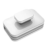 JIJK Magnetischer doppelseitiger Glasreiniger, Fensterreiniger, Abzieher für Glaswischer, magnetische Reinigungsbü