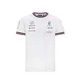 Mercedes-AMG Petronas - Offizielle Formel 1 Merchandise 2021 Kollektion - Herren - Driver Tee - Kurze Ärmel - Weiß - XL