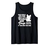 Einmaliges Mädchen, das Bücher und Haustiere sehr liebt Tank Top