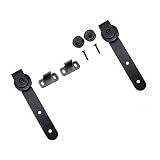 DYXYH 1 Set Praktische Stalltür einschränken Stopper Schiebetürbodenführung Stalltür (schwarz)