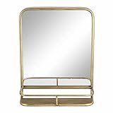 Lene Bjerre Spiegel mit Ablage Hildia, gold, Glas E