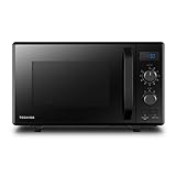 Toshiba MW2-AG23PF(BK) Mikrowelle / 3-in-1 Mikrowelle mit Grill & Kombi-Funktion / 23L / 900W / 1000W Grill/energiesparender ECO-Funktion/Drehteller mit Positionsspeicher/Schw