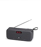 TUPFEN Radiowecker am Bett Mains Powered oder Batterie DAB/DAB + / FM Retro-Radio mit LCD Anzeigen-Radiowecker (Color : C)