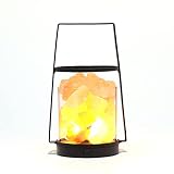 ErZhuiZi Himalaya Salzlampe Klein Salzkristalllampe LED Salzsteinlampe Teelicht USB Salzkristall-Lampe Salzstein Kristall Lampe Gute Einschlafhilfe fü