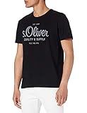 s.Oliver Herren 130.10.106.12.130.2063452 T-Shirt, Schwarz, L