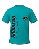 Lewis-Hamilton-T-Shirt mit Startnummer 44, Grand Prix Mercedes Formel 1 Champion Gr. S, grü