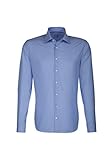 Seidensticker Herren Kent Shaped Fit Business Hemd, Blau (Mittelblau 14), 42