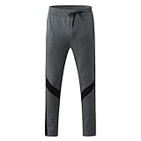 Men's Boy Sweatpants Training Trousers Jogger Youth Running Workout Sports Fleece Pants Men's Pants (Dark Gray, XXXL)
