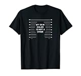 My Skin Color Is Not A Crime T-Shirt, Schwarz T-S