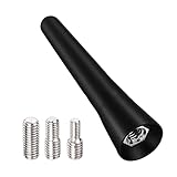 Car Aerial Autoantenne Mini-Auto-Radio Zubehör Schwarz (6,5 cm) Kurzstabantenne universell geeignet für KFZ PKW LKW