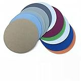 WSWJDW 25pcs 3 Inch Sandpaper Polishing Sanding Discs Hook Loop 1000 1500 2000 3000 5000 Grit Grinding Wood Metal Finishing T