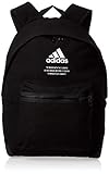 adidas Unisex Classic Twill Fabric Rucksack, Black/White, One S