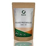 Narei Erbsenprotein + Hanfprotein mit Schoko-Zimt - 65% Eiweißgehalt - veganes Schoko Proteinpulver - proteinreicher Mahlzeitenersatz - für Smoothie, Eiweißshake, Müsli, Porridg