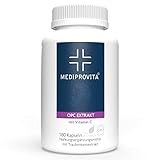 OPC Traubenkernextrakt hochdosiert + Vitamin C 180 OPC Kapseln mit 500mg reinem Premium OPC