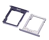 handywest Kompatibel für Huawei P8 Lite Micro SD Halter Schlitten Memory Card Slot Holder Tray Speicher Karte Halterung Silb