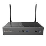 Orbsmart lüfterloser 4K Mini PC AW-09 Windows 10 Desktop-PC/Office/Business (Intel Quadcore CPU, 4GB (max. 8GB) RAM, 120GB SSD, 2.5' HDD-Bay, HDMI & DisplayPort)