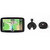 TomTom Navigationsgerät Via 53 (5 Zoll, Stauvermeidung Dank TomTom Traffic, Karten-Updates Europa) & Armaturenbrett-Klebehalterung für alle TomTom GO Basic, Start, Via M