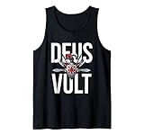 Deus Vult - Katholischer Kreuzritter Tempelritter - Schwert und Rüstung Tank Top