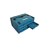 Makita P-84333 Makpac Koffer mit 6 Schubladen Blau, Schw