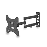 Bonnlo Schwenkbarer Arm TV-Wandständer für 66 - 139,7 cm (26 - 55 Zoll) Plasma/LCD-/LED-Bildschirm, neigbar von -5 bis 12 °, max. Gewicht 30 kg, VESA 200 × 200 TV-Wandhalterung
