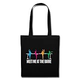 Spreadshirt Ballett Balerina Lustiger Spruch Stoffbeutel, Schw