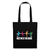 Spreadshirt Ballett Balerina Lustiger Spruch Stoffbeutel, Schw