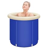 QiHhh Faltbare Tragbare Badewanne, Badewanne Mit Freistehender Duschkabine, Umweltfreundliche Faltbare Badewanne FüR Erwachsene Im Bad FüR Kleine RäUme, HeißEs Bad, Eisbad, Spa-W