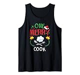 One Merry Cook Koch Kochen Küche Ugly Christmas Sweater Tank Top