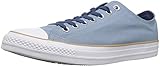 Converse Damen Chuck Taylor All Star Color Blocked Low TOP Sneaker, Washed Denim/Khaki/Weiß, 42 EU