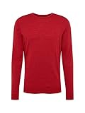 SELECTED HOMME Herren SLHTOWER Merino Crew Neck B NOOS Pullover, Rot (Rio Red), Larg